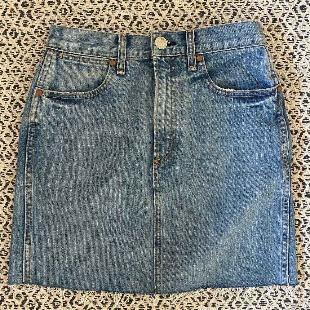 Rag & Bone Moss denim skirt size 25, 26